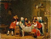 pehr hillestrom, Convivial Scene in a Peasant's Cottage